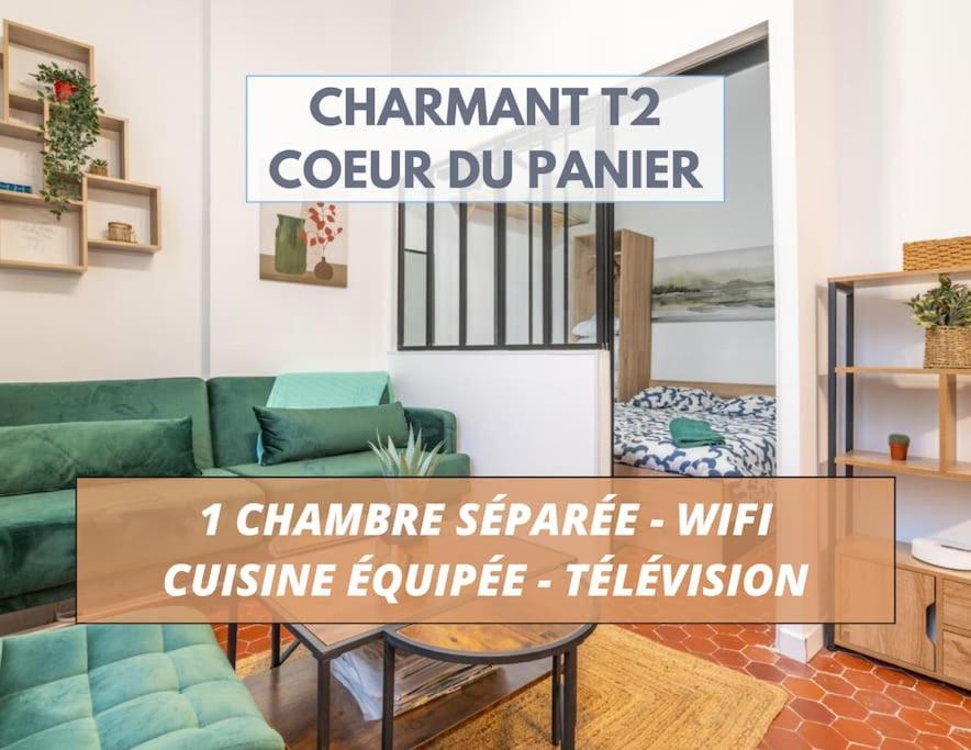 Charmant T2 Au Coeur Du Panier Marseilles Exterior foto